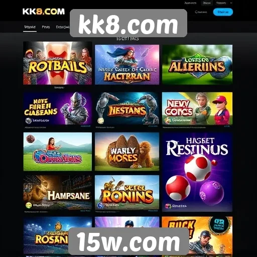 kk8.com novas opções de jogos disponíveis