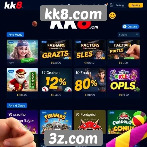 Novidades e promoções especiais no kk8.com