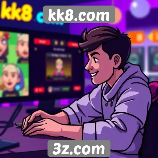 Avaliação da experiência do usuário no kk8.com