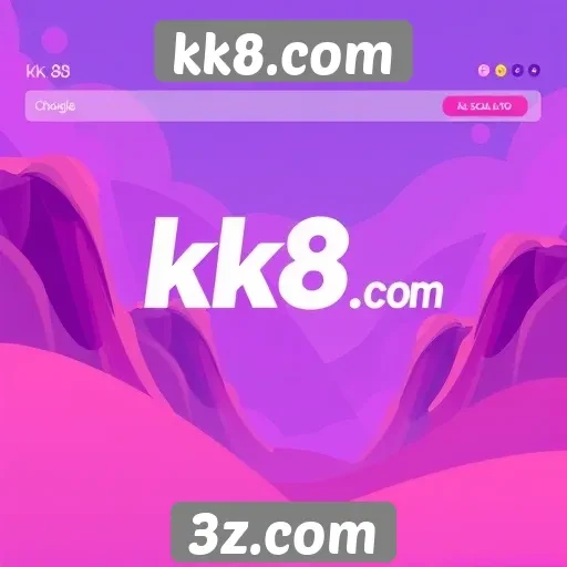 Interface amigável do kk8.com facilita navegação